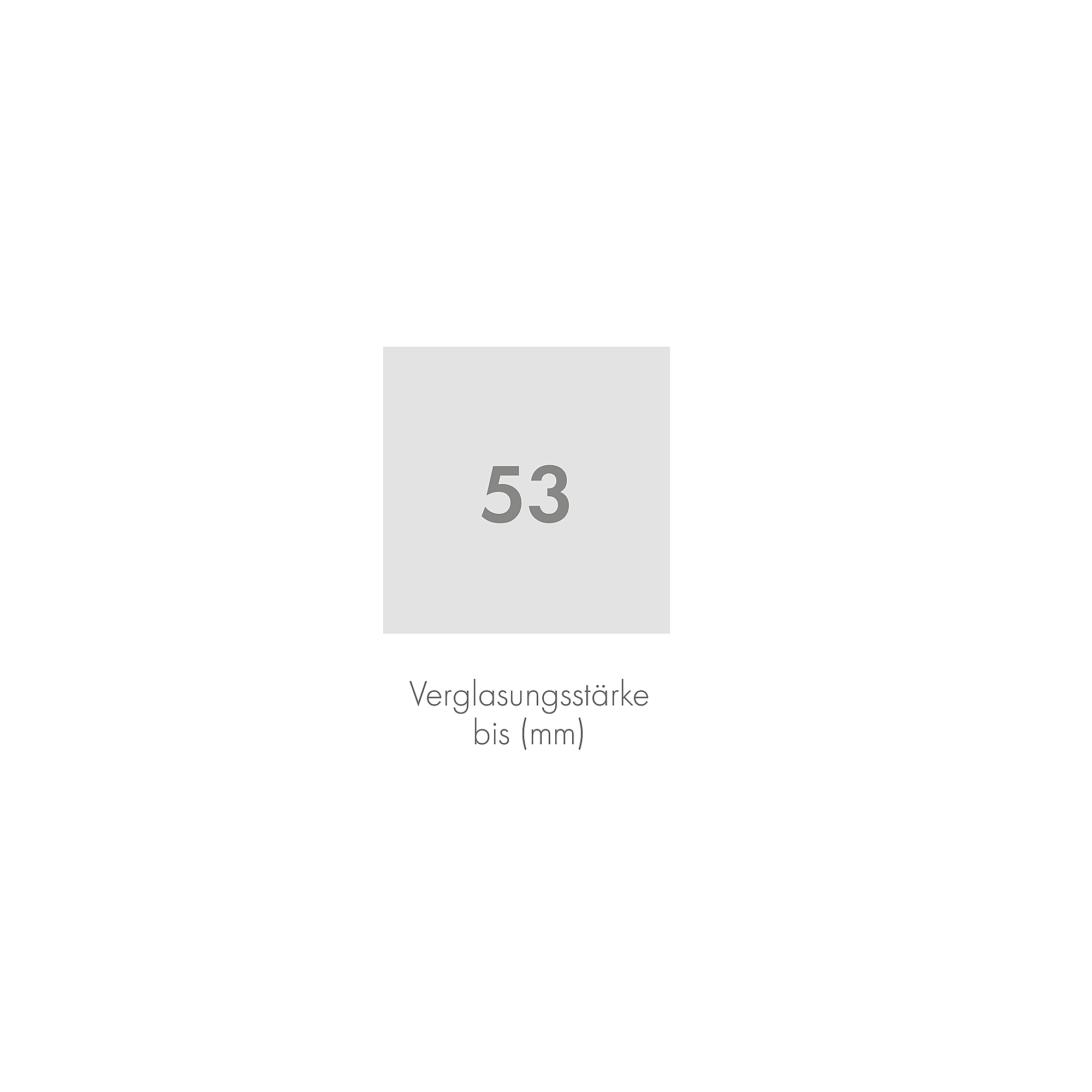 bluEvolution 82 Verglasungsstärke bis 53 mm